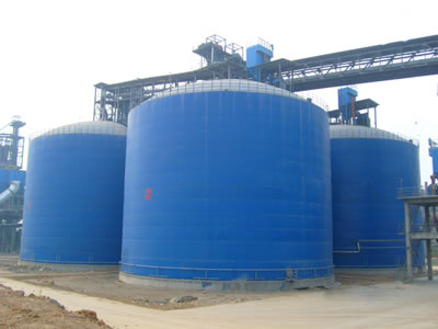 海城水泥钢板库改造