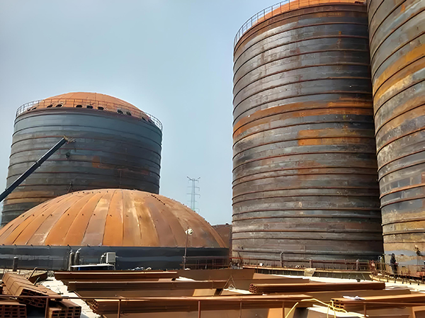 海城焦粉钢板仓